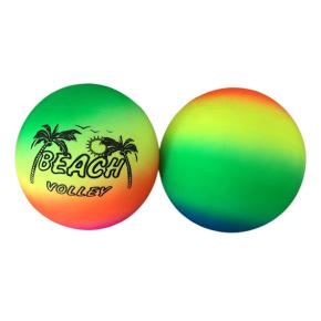 Kids Inflatable 6 Inch Rainbow Bouncing toy Ball PVC colorful volleyball toy ball