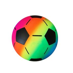 Wholesale PVC 6 Inch kids Rainbow Inflatable Sports Toy Ball