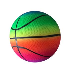 9 inch rainbow playground sport ball 