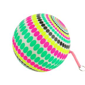 8.5 inch print ball with ears/inflate ball with string