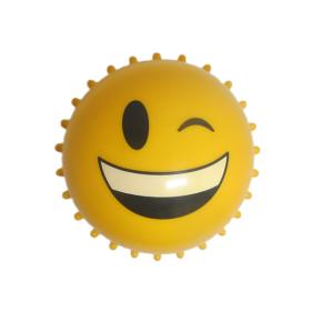 5 inch half massage emoji inflate ball for kids