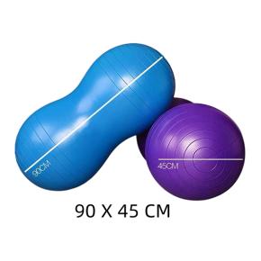 90X45 CM PVC peanut yoga ball 